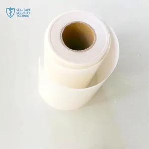 Etiqueta adhesiva transparente y frágil, material de papel de cáscara de huevo de vinilo autodestructible