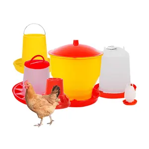 High quality chicken drinkers and feeders automatic chicken feeder and water farm automatic chicken feeder with 16l bucket