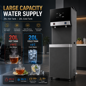 Commercial RO <strong>Water</strong> Dispenser Hot and Cold <strong>Water</strong> Cooler Freestanding Drinking <strong>Water</strong> <strong>Machine</strong> <strong>for</strong> <strong>Office</strong> School Hotel - Product Image 4