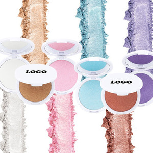 Paleta de un solo color Resaltador en polvo prensado Maquillaje vegano de alta calidad con su propio logotipo <span class=keywords><strong>Bronceador</strong></span> y Resaltadores - Product Image 3