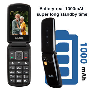 Téléphone à clapet 4G P-210NW pour seniors, double SIM, clavier avec bouton SOS, français/<span class=keywords><strong>espagnol</strong></span>/allemand, batterie 5C-1000mAh, étanche IP54 - Product Image 4