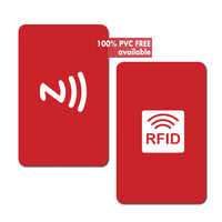 Benutzer definierte wasserdichte Kunststoff PVC kontaktlose Smart Chip 13,56 MHz Student ID Mitarbeiter Hotel Schlüssel karten Tür Zugangs kontrolle NFC RFID-Karte