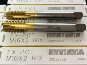 Tarauds en acier HSS M35 à pointe spirale, tarauds à vis <span class=keywords><strong>M14</strong></span> M16 pour machines CNC, outils de <span class=keywords><strong>taraudage</strong></span> et de filetage en carbure - Product Image 4