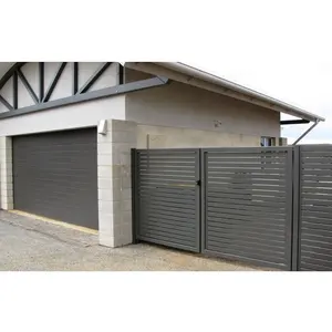 Modular rumah blok keamanan aluminium post privasi pagar pagar aluminium pagar kandang
