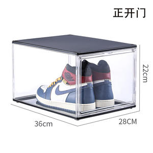 亚克力透明鞋盒手提收纳器抽屉式鞋柜防尘储物家居生活储物 - Product Image 5