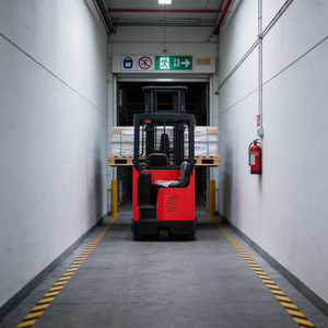 Chariot élévateur intelligent à 3 voies VNA, chariot élévateur électrique pour allées étroites, système de sécurité intelligent, norme <span class=keywords><strong>européenne</strong></span>, entrepôt automatisé - Product Image 3