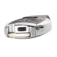 Clé de voiture intelligente style BGA 2/3/4 boutons 315/433 MHz pour Mercedes-Benz C/E/S compatible avec la clé d'origine NEC BGA ABS/Métal