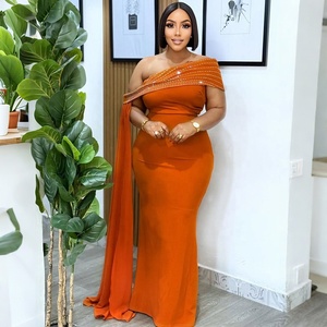 Elegant Glitter Diamonds <strong>Wedding</strong> <strong>Guest</strong> <strong>Dress</strong> Women Evening Celebrity Off Shoulder Ribbon Elegant Night Club Party Long <strong>Dresses</strong> - Product Image 2