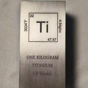 Nuevo Producto en Oferta, Lámina de Titanio Cuadrada de Alta Pureza (99.5%), 1 Kilo por Pieza, GR1, Laminada en Caliente, para Soldadura y Corte, ASTM B338 - Product Image 1