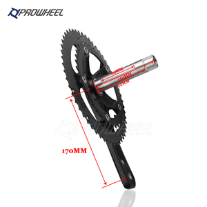 Prowheel 170/172.5mm pédalier BB bras vélo de route pédalier 110BCD 130 BCD creux Double pignons vélo manivelle et roue à chaîne - Product Image 1