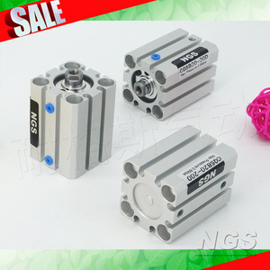 Actionneur pneumatique en aluminium à double action NGS Thin Film Cylinder CDQSB20 20D - Product Image 1