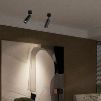 Plafonnier LED encastré 7W IP44 moderne, dimmable, sans cadre, à angle de faisceau réglable, haute luminosité pour l'éclairage intérieur des hôtels