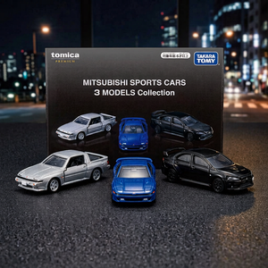 Tomica Premium Mitsubishi Sports Cars, Colección de 3 Modelos, Escala 1:64, Autos de Juguete de Metal Fundido a Presión, Para Edades de 6 Años en Adelante - Product Image 2
