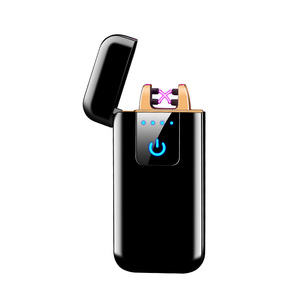 Classic Fingerprint Sensor Double Arc <strong>USB</strong> Rechargeable Flameless Electric <strong>Cigarette</strong> <strong>Lighter</strong> for Giveaways - Product Image 2