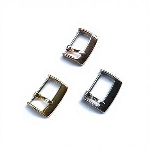 <span class=keywords><strong>Boucle</strong></span> de <span class=keywords><strong>montre</strong></span> en acier inoxydable pour Omegaes Ville pour bracelet de <span class=keywords><strong>montre</strong></span> en cuir/nylon fermoir à bouton ardillon accessoires 12 14 16 18 20mm - Product Image 1