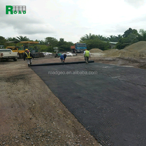 BX100 lớp phủ PVC <span class=keywords><strong>Polyester</strong></span> <span class=keywords><strong>geogrid</strong></span> sợi dọc đan <span class=keywords><strong>geogrid</strong></span> cho đường tăng cường giữ lại tường geogids đường cao tốc sân bay - Product Image 4