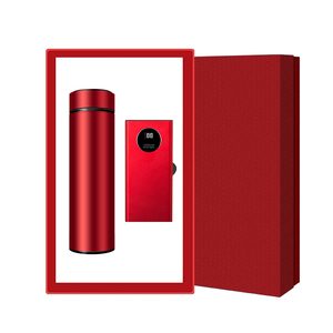 Ensemble <span class=keywords><strong>Cadeau</strong></span> d'Affaires Moderne Personnalisé : Gourde Isotherme 500ml et Batterie Externe 10000mAh pour Entreprises, Mariages et Invités (Vente en Gros) - Product Image 1