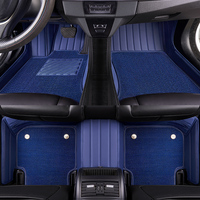 LC OEM Maßgefertigte Auto-Fußmatten Komplettset 3D Surround Nano-Velours Sternenhimmel-Teppich Leder-Kofferraummatte Wasserdicht Rutschfest Großhandel
