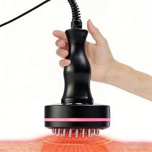 Kırmızı Işıklı Elektrikli Isıtmalı EMS Sırt Masaj Aleti, 2 Hızlı Titreşim, 5 Seviyeli Isıtma ve Boyun/Omuz ve Bacaklar için Mikro Akım Özellikli - Product Image 5