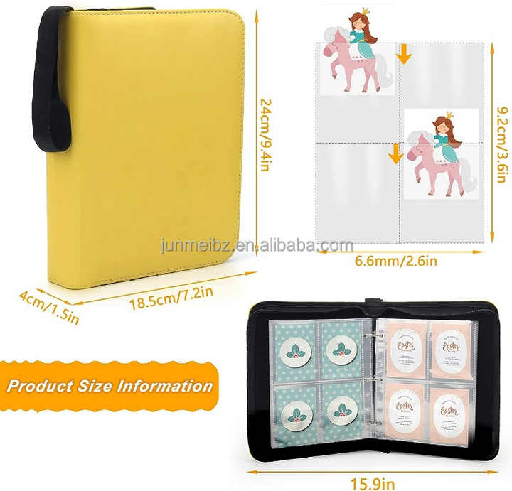 baseball card binder with zipper premium 3x4 4 pocket card binder Designed For The Discerning Collector Custom Trading Card Binder 4