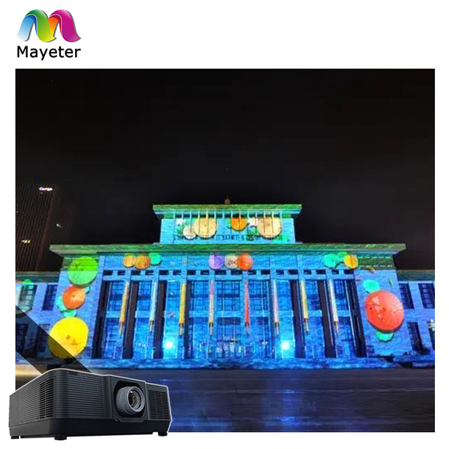 3D Home Lighting Mapping Immersive 10000 Lumen Building Interactive Laser Projector for Show Outdoor