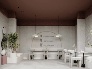 High Quality Modern LED Coffee Shop Interior Design | Store Furniture Dessert Display <b>Cabinet</b> & Custom Wooden Coffee Showcase - Product Image 4