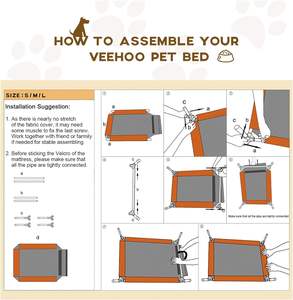 La cama de campamento para perros de marea universal para las cuatro estaciones de la perrera se puede desmontar y lavar del suelo - Product Image 6