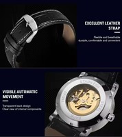 Nouvelle Montre FORSINING de Luxe pour Homme d'Affaires 2026, Mouvement Automatique, Cadran Squelette, Montre Mécanique Élégante pour Homme