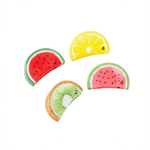 Pince à cheveux série fruits 6,5 cm, design coloré pour femmes et filles - Product Image 1