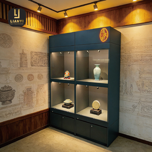 Quick Access Storage <b>Display</b> <b>Case</b> with Secure Roll Out Drawers and LED Lighting for Museum and Research Collections - Product Image 2