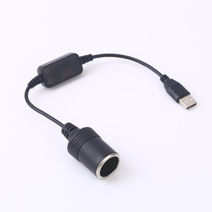 USB to <b>cigarette</b> <b>lighter</b> <b>12V</b> power bank connected to dash cam electronic dog USB to <b>cigarette</b> <b>lighter</b> female <b>socket</b> - Product Image 6