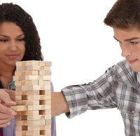 Jeu de construction de tour Jenga classique en bois, promotion de haute qualité et cadeau de fête, jeu de compétences interactif amusant pour les familles et les amis