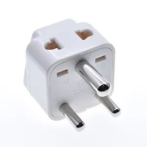 Universal To South Africa Plug Adapter 2 In 1 EU UK US ToType-D Round 3 Pins Power Socket Converter For India Pakistan Sri Lanka