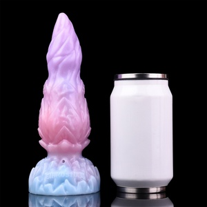 YOCY Fantasy Side Inflatable Anal Plug with Suction Female Vagina Massage <b>Dildo</b> for Men Women Anal Sex Toys for Adult Wholesale - Product Image 4