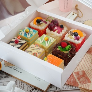 Cửa sổ trong suốt nướng bánh quy bánh trung thu thực phẩm tùy chỉnh rõ ràng hộp cho gói quà tặng - Product Image 2