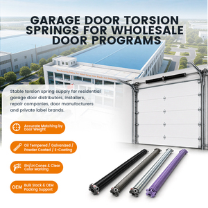 Ressort de torsion pour porte sectionnelle, robuste, en acier au carbone 82B, taille personnalisée, gauche/droite, 10 000 cycles, OEM disponible - Product Image 2