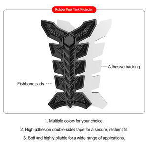 אוניברסלי 4d להבה מיכל דלק עצם מדבקה מים עמיד בפני שריטות טנק דלק עמיד בפני שריטה אביזרים גוף - Product Image 4