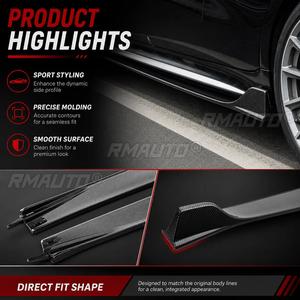 สตาร์นาฟ สำหรับรถยนต์เมอร์เซเดส-เบนซ์ เอส-คลาส W223 AMG Line ปี 2021+ อุปกรณ์ตกแต่งรถยนต์ สเกิร์ตข้าง สปอยเลอร์ ตัวต่อสเกิร์ตข้าง - Product Image 5