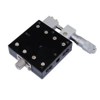 Plateforme de déplacement manuelle LX60-R axe X 60*60mm, scène linéaire, réglage fin, table coulissante
