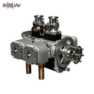 Motor de gasolina refrigerado por aire de 120CC 170CC 500CC para modelos de aviones RC grandes, motor de aviación EFI - Product Image 4