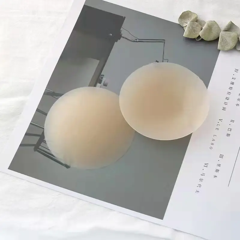 Dongguan YZH Sexy Thin Silicone Nipple Cover Reusable Anti-Convex Adhesive Breast Petals Pasties For Women