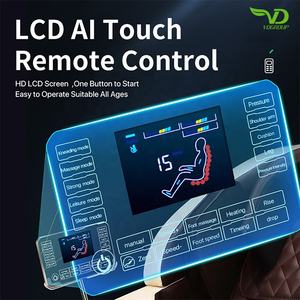 Silla de masaje eléctrica Shiatsu de lujo moderna de alta calidad precio de fábrica incluye música Bluetooth masaje de sillón de pie de cuerpo completo - Product Image 2