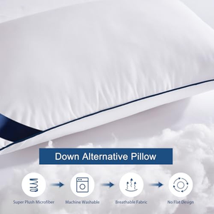 Almohada de Hotel de Lujo de 5 Estrellas Hilton para Dormir, 1000g, para un Sueño Saludable, Venta al Por Mayor - Product Image 3