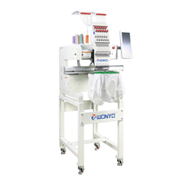 Machine à broder informatisée à tête unique avec écran tactile 10 pouces pour usage domestique, compatible avec les boîtier de canettes de marque, nouvelle, garantie 2 ans, 1200 points par minute
