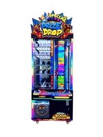 Machine de jeu d'arcade 2-en-1 à monnayeur, à fort potentiel de profit, avec distribution de tickets et de prix, en plastique, pour centre de jeux et équipement de divertissement