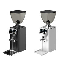 Lehehe - Molinillo de Café Eléctrico Industrial Profesional, Totalmente Automático, de Acero Inoxidable, Tipo Ghost-tooth, 400 W