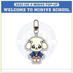Kpop IVE Llavero Minive de Dibujos Animados, Colgante Acrílico Lindo, Bolsa, Accesorios, Llavero, LEESEO, REI, YUJIN, REI, Colecciones de Fans, Regalo - Product Image 2