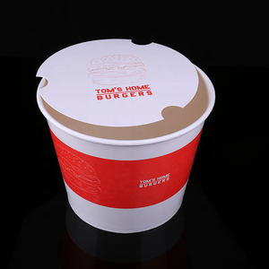 Envases Desechables de Papel <span class=keywords><strong>para</strong></span> Pollo Frito <span class=keywords><strong>KFC</strong></span> de 150 oz con Tapa - Product Image 5