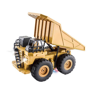 Camion Ribaltabile RC per Bambini 1/24 con Luci, Veicolo Giocattolo Telecomandato 2.4G, Camion Giocattolo da Ingegnere - Product Image 1