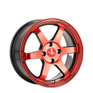 DM670โรงงานขายส่ง<span class=keywords><strong>15</strong></span>นิ้ว4X100สี<span class=keywords><strong>แดง</strong></span>ภาพวาดเต็มรูปแบบอลูมิเนียม<span class=keywords><strong>ขอบ</strong></span>ล้อสำหรับ <span class=keywords><strong>TE37</strong></span> - Product Image 1